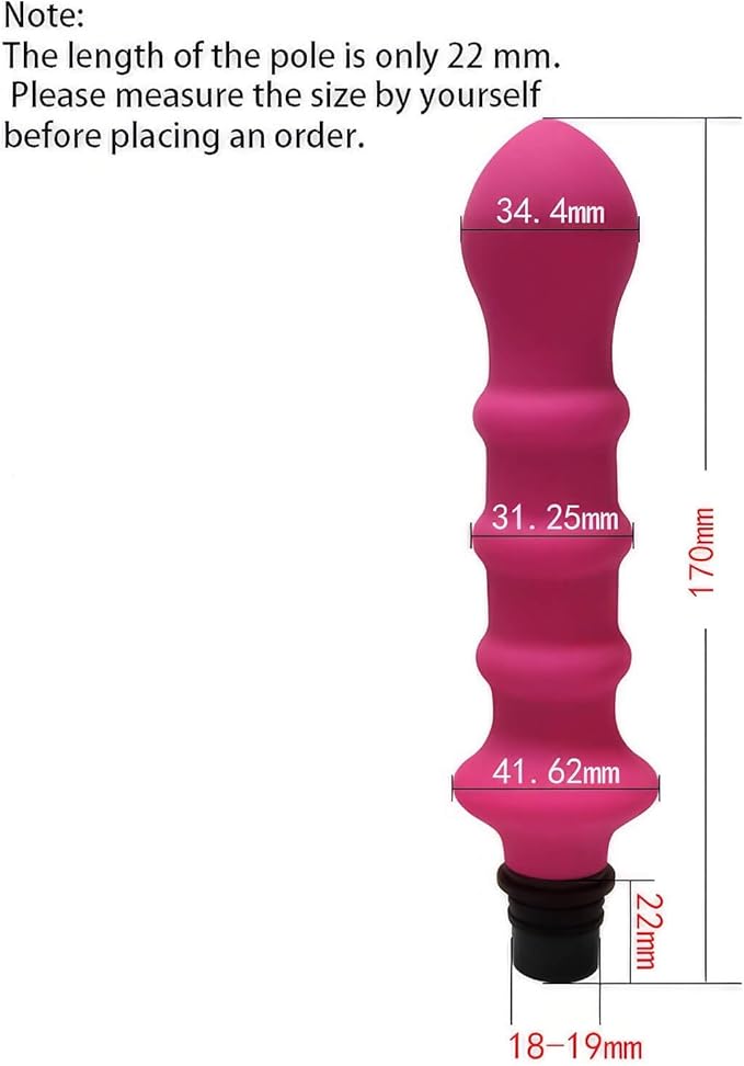 Massage Gun Attachments,Silicone Massage Gun Heads,Deep Tissue Percussion Trigger Point Massage Replacement Head, Plug and Play Comfort Tools (Color : B, Size : 18MM-19MM)