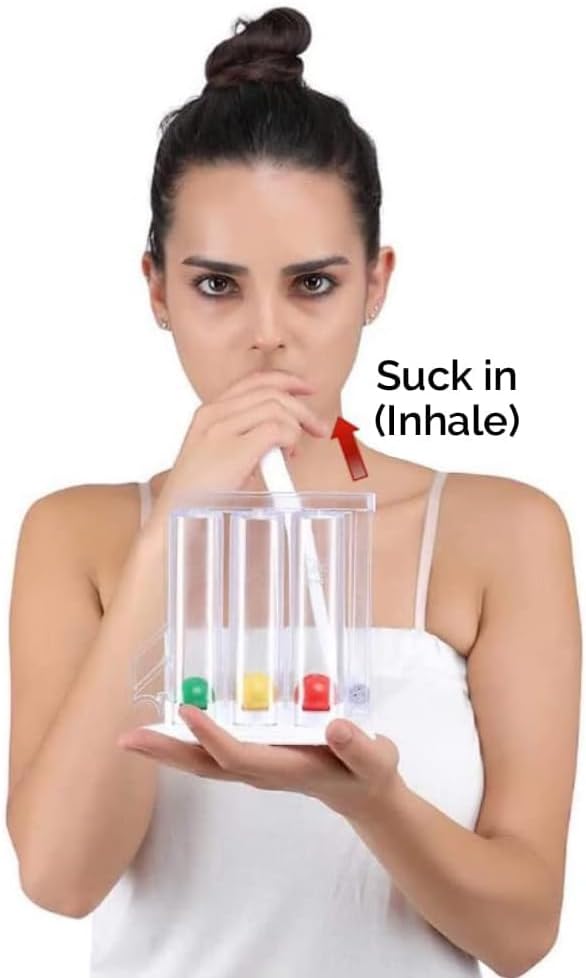 HealthAndYoga™ Deep Breathing Exerciser - Breath Exercise System