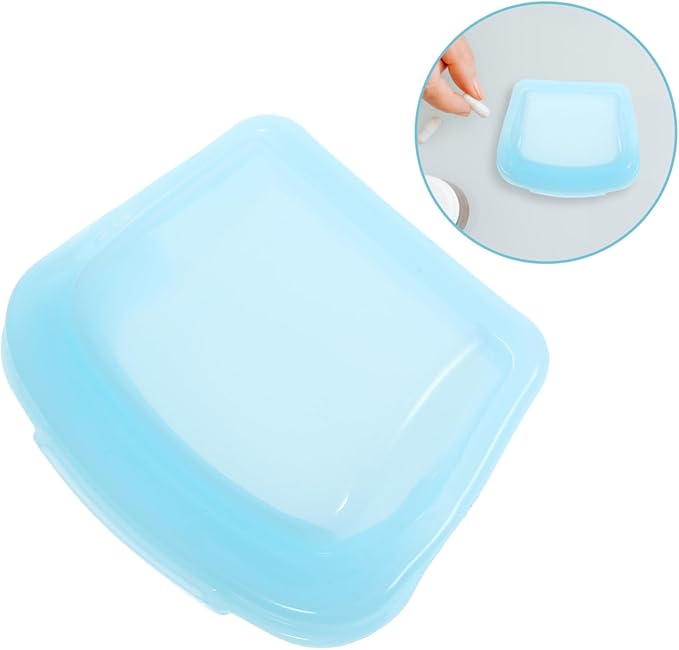 Portable Medicine Pouch Small Reusable Silicone Pill Bag Travel Organizer with Transparent Design for Easy Medication Access 2.75X2.20X0.90In
