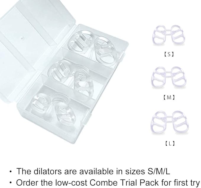 WoodyKnows Super-Support Nasal Dilator, Improves Sleep and Sports Airflow, Nasal Congestion and Nose-Related snoring aid (M 4Pack)