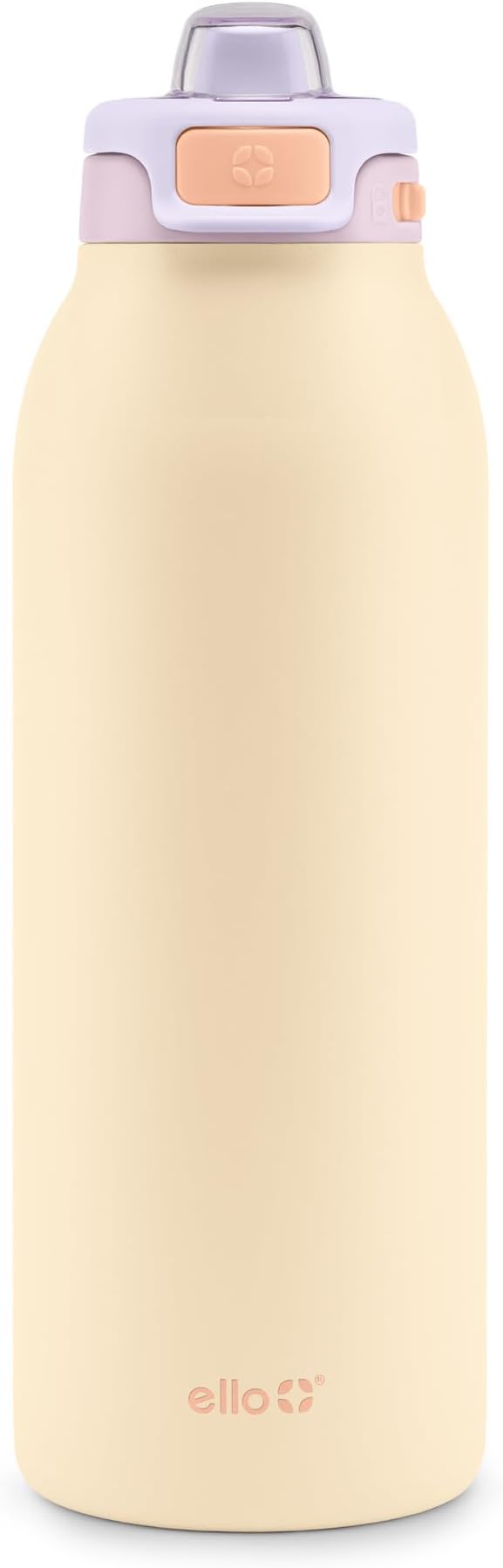Ello Pop & Fill Insulated Stainless Steel Water Bottle with Quick Fill Lid, Leakproof Locking, Sip or Chug Spout, BPA-Free, Double Wall Vacuum Insulated for Sports, Travel & School- 22oz / 32oz / 40oz