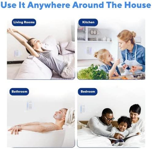 Clarifion - DSTx 2.0 Portable Air Purifier (6 Pack) - Plug In Air Ionizer HEPA Air Filter, Mini Personal Air Purifiers For, Bedroom and Pets Helps With Dust, Smoke, Airborne Dust and Odors