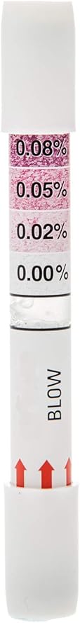 Think Twice Single-Use Breathalyzer - 30 Count - Disposable Alcohol Test 0.00% - 0.08% BAC