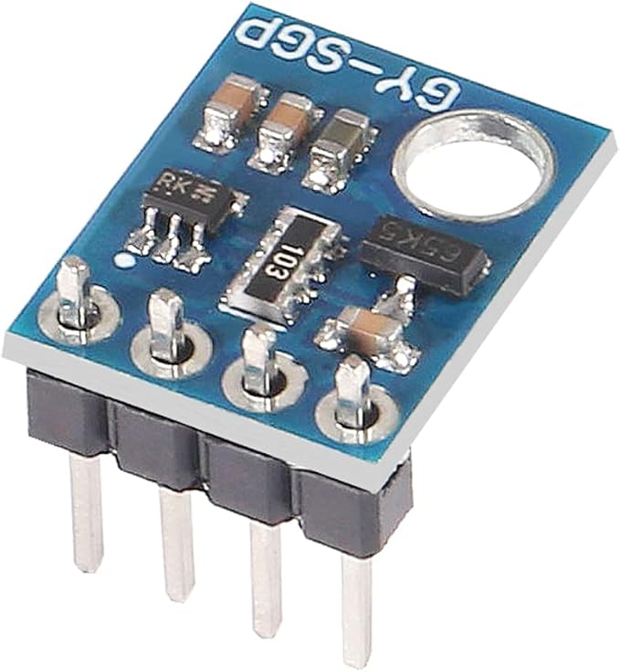 2PCS SGP30 Air Measurement Gas Sensor TVOC/eCO2 Air Quality Carbon Dioxide Detector to Replace CCS811 Carbon Dioxide CO2 VOCs Air Quality Gas Sensor Module for Arduino 2PCS