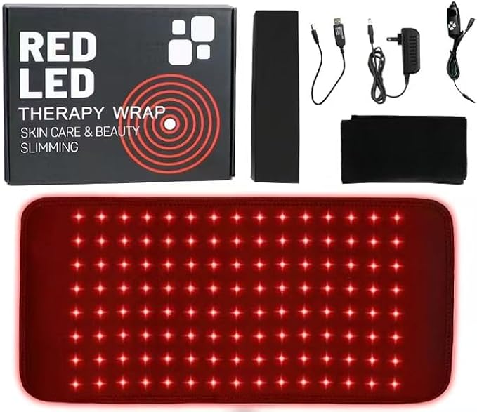 Red Light Therapy Pad for Body, 3-in-1 LED 660nm & 850nm Infrared Light Therapy Pad for Dogs, Shoulder, Back, Knee.with Timer Controller Gift for Women Men