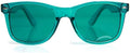 GloFX Color Therapy Glasses – Chakra Mood Light Therapy Chromotherapy Glasses (Aqua)