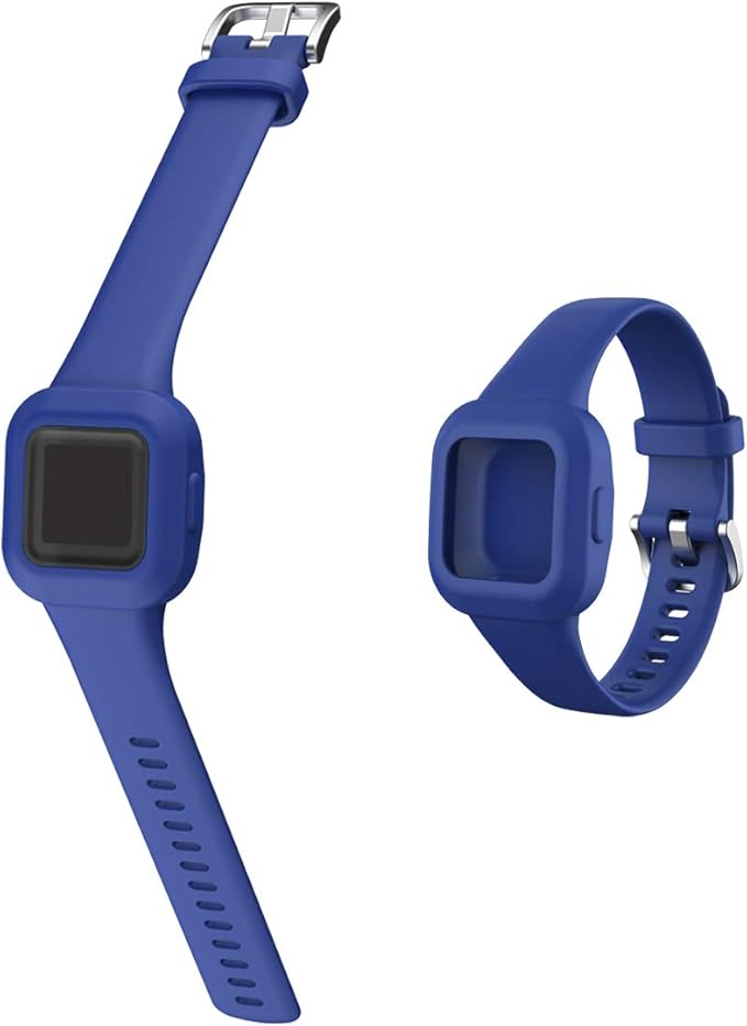 FitTurn Band Compatible with Garmin vivofit jr. 3 Bands Kids Replacement Accessory Soft Silicone Band 130-175mm Size for vivofit jr 3 Fitness Tracker Ages 4+ for Kids Wristbands (Navy Blue)