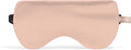 ASUTRA Silk Eye Pillow for Sleep, Light Pink - Filled w/Lavender Buds & Flax Seeds, Weighted Eye Mask, Meditation & Light Blocking Blindfold, Cooling Gel Mask Included