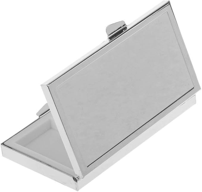 Mini Travel Metal Pill Box Medicine Organizer Container Tray Box Case Storage 3 Slot