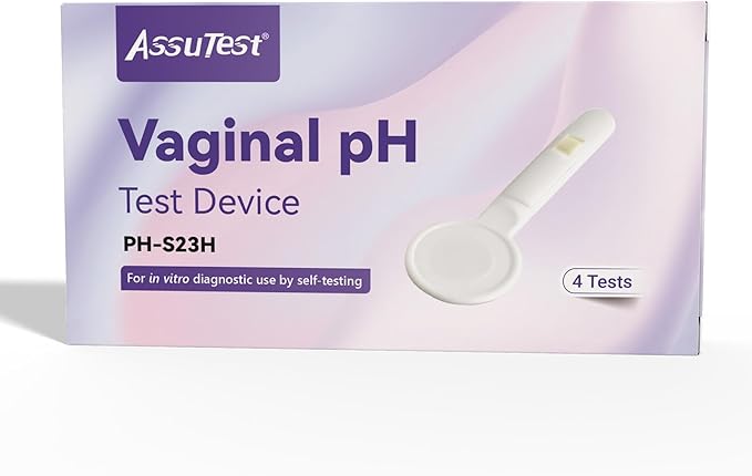 Vaginal Health pH Test Kit, at-Home Bv pH Balance for Women and Yeast Infection Test Kit. Vaginal pH Tester to Differentiate Between Conditions (4 Tests)