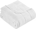 CuteKing Weighted Blanket for Adults: Weighted Blanket with Premium Glass Beads - Breathable Heavy Blanket for Comfort Sleep - Thick Blanket for Adult All Season (20lbs, 80"x87", White)