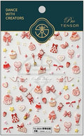 Small Cute Sticker 3D Relief Design Decals for iPhone 17 PRO / 17 PROMAX Cell Phone Camera Screen Lens,for NintendSwitch Game Handle Controllers，Scrapbooking Laptop Diary Planner Collage DIY (TS-3810)