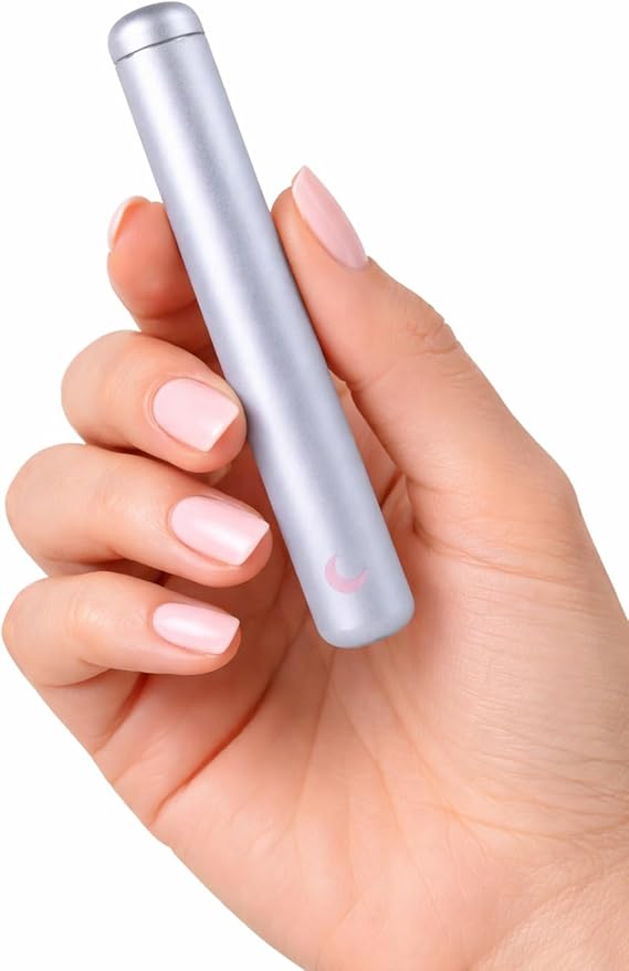 Brando Moon Small Metal Tube Case Container - Airtight Water Proof - Perfect Smell Proof Case to keep Coffee Fresh While Traveling 4.5” (Silver)