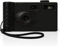 LENSY Screen Free Digital Camera | Four Built in Filters | Rechargeable, 8mp, Lightweight, Focus-Free, Auto-Flash, Easy-to-Use, Reusable, Retro Film-Style Photos (Matte Black)