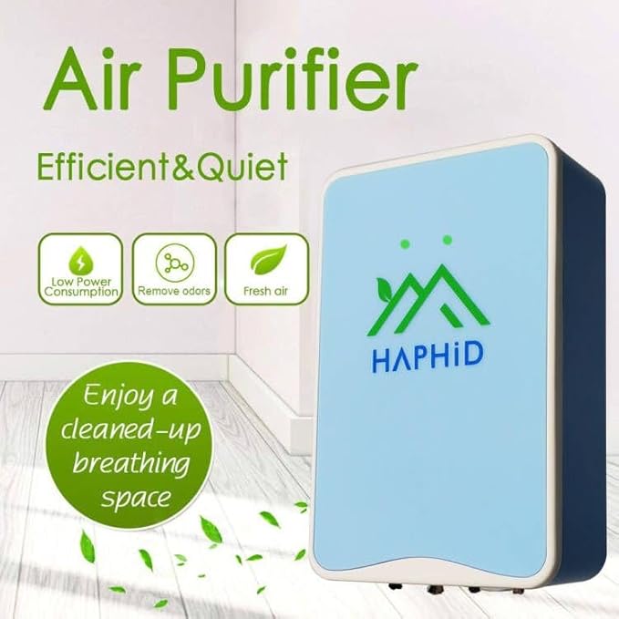 Ionizer Air Purifier/Plug In Air Purifier [2026 Upgraded] with Ion Technology, Cat Litter Deodorizer Odor Eliminator for Purifying Pet Odors, Various Smell, Etc(Blue,6-Pack)