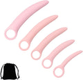 5 Pcs Pelvic Floor Muscle Dilator Trainer Set Silicone Soft Gradual Progression Toys with Storage Bag