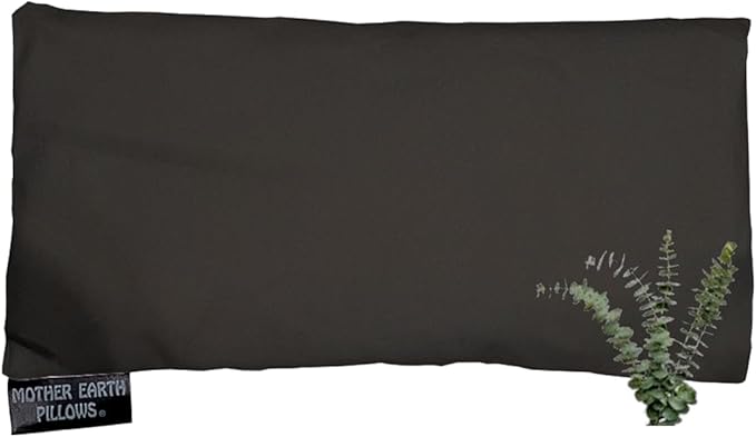 Mother Earth Pillows Therapeutic Eye Pillow (Black - Breathe Herbal Blend)