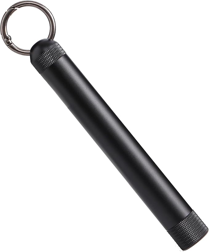 Airtight Container - Metal Storage Bottle Tube Container - Waterproof Holder Case - Keychain Storage Tube -Multipurpose Aluminum Container Outdoor Camping Travel for Men