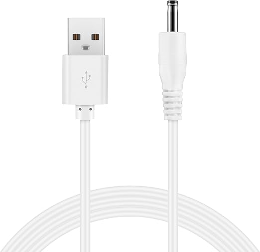Kisumi Charging Cable for Hydrogen Water Generator Bottle, Replacement USB to DC Charger Cord