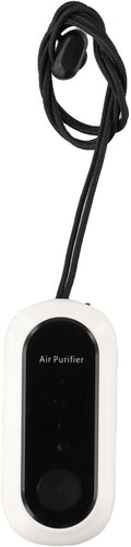 Negative Ion Air Purifier Portable Hanging Neck 7000MAh Personal Rechargeable For Home Travel(White)