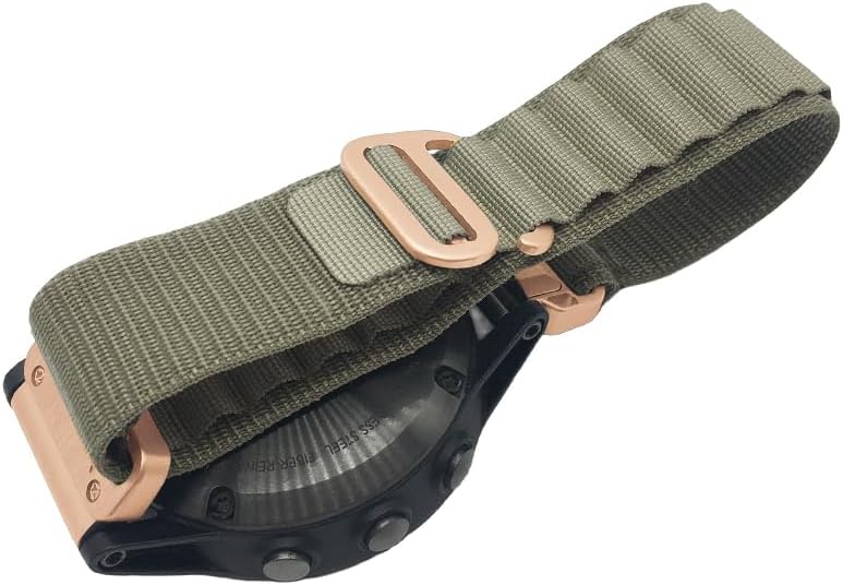 Custom Fit by Wrist Size, Small & Large Wrists, for Garmin Nylon Watch Band –– Compatible with QuickFit 20mm / 22mm / 26mm, Fenix 7, Instinct 2X, Forerunner, Epix, Tactix, MARQ, quatix, Approach
