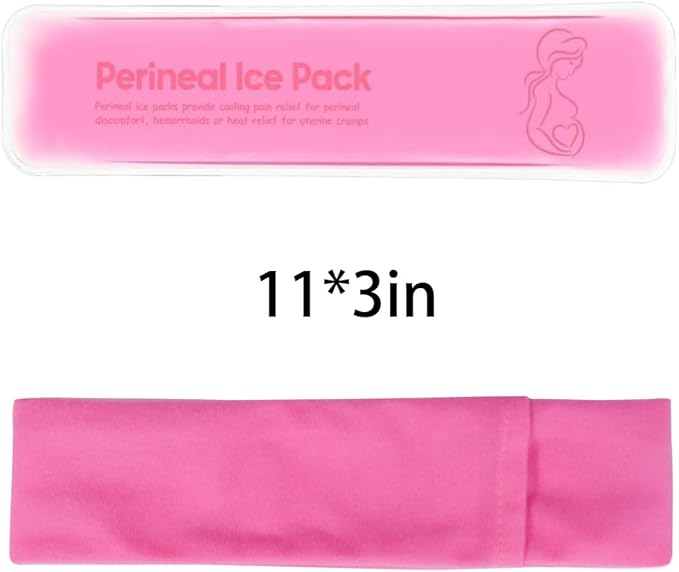 Reusable Perineal Cooling Pad for Postpartum and Hemorrhoid Pain Relief,Instant Perineal Cold Pack,Vaginial Ice Pack for Pain Relief (Color-Pink)