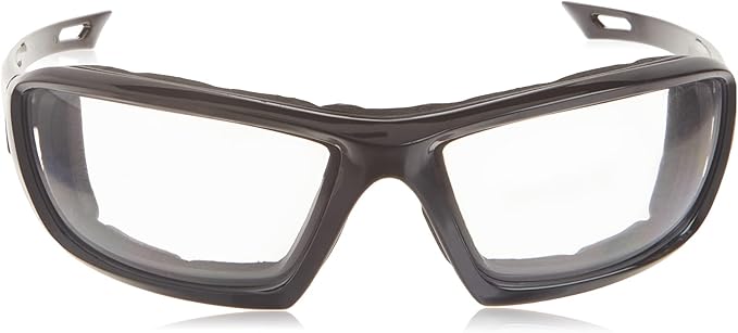 Radians XT1-11 Extremis Full Black Frame Safety Glasses with Clear Anti-Fog Lens