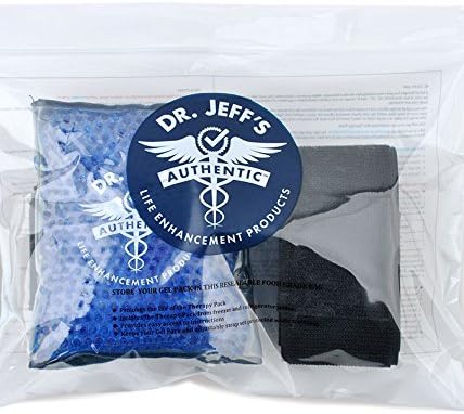 Medical Grade Pain Relief Flexible Ice Pack for Injuries | Dual Sided Soft Plush Hot Pack + Flexible Gel Beads Reusable Ice Pack | Great for Knee, Sciatica, Back, + Neck Pain | Bonus Extension Straps