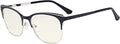 Eyekepper Blue Light Glasses - Square Digital Eyeglasses for Women Blocking Computer Screen UV Rays