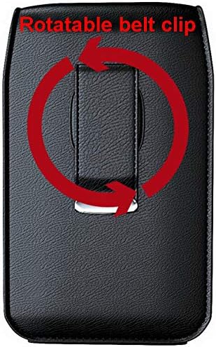 Premium Classic Style Pouch case with Belt Clip for Freestyle Libre 2 /Libre 3(Continuous Glucose Monitor) (Vertical/1/black)