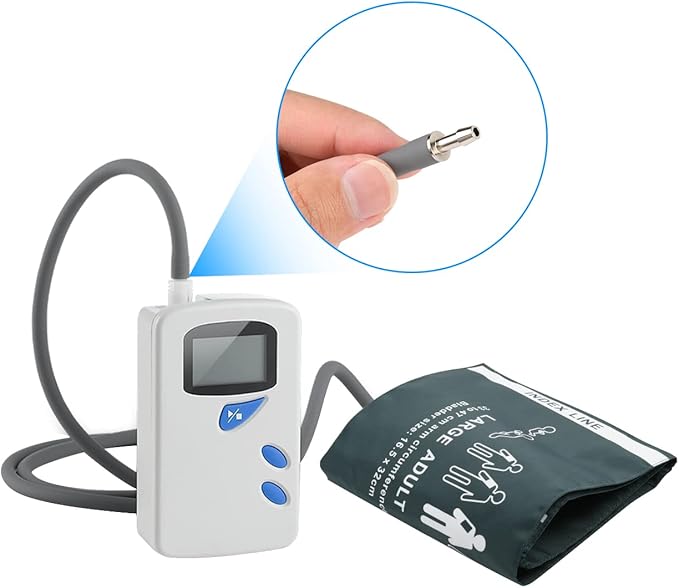 Cosmos Blood Pressure Monitor Replacement Cuff with Metal Air Hose Connector for Blood Pressure Monitor and Machine for 33-47 cm Upper Arm Circumference (Large Adult Size)