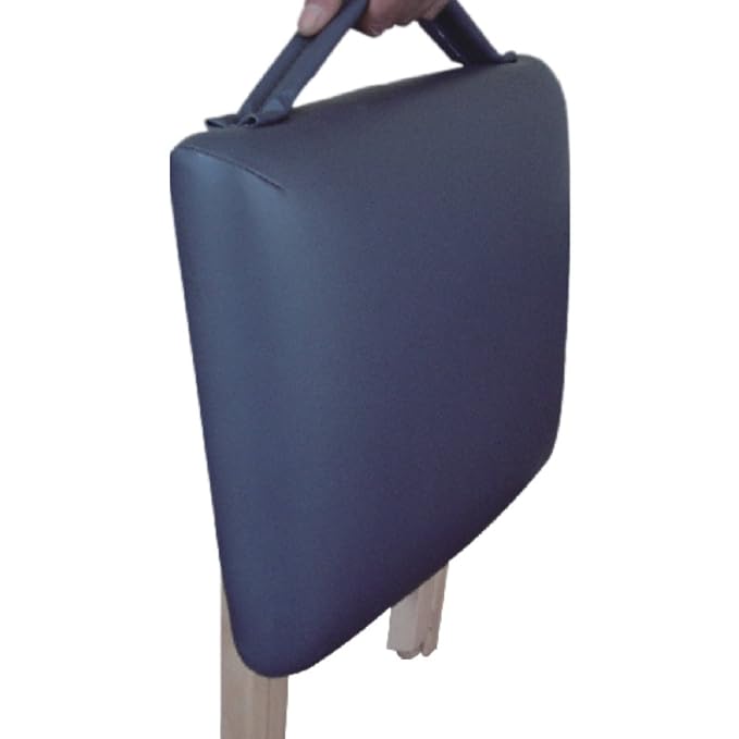 Master Massage Wooden Handy/Folding Massage Stool Royal Blue