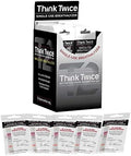 Think Twice Single-Use Breathalyzer - 30 Count - Disposable Alcohol Test 0.00% - 0.08% BAC