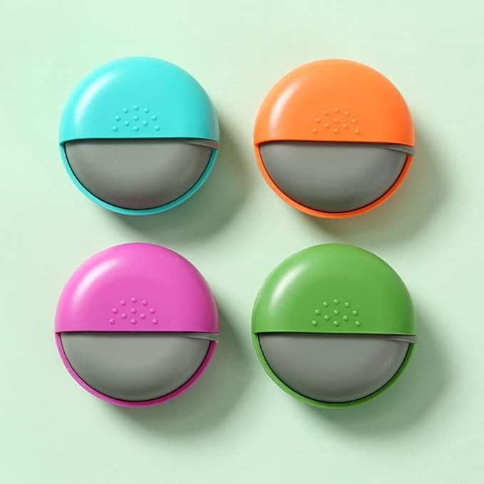 Portable Pill Case Pill Box Daily, Small Pill Organizer Box, Single Cell Round Medicine Box Push Pull Sealed Pill Holder, Round Daily Medicine Container for Traveling
