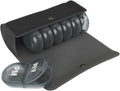 EZY DOSE Weekly (7-Day) AM/PM Pill Case, Medicine Planner, Vitamin Organizer, Pop-Out Compartments, 2 Times a Day, Black Lids, Includes Black Case, BPA Free