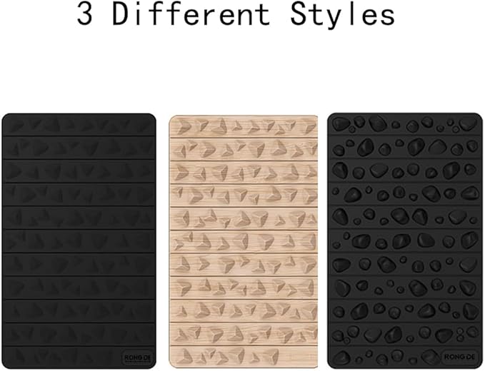 Foot Massage Mat for Plantar Fasciitis & Heel Pain Relief - Non-Electric Acupressure Pad - Office & Home Reflexology Floor Mat - Durable Rubber Foot Pain Relief Mat, 20'' x 11.8 ''