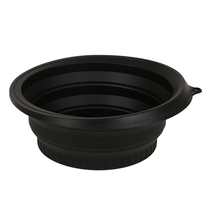 2pcs Face Bowl for Ice with Built-in Ice Tray, Facial Cold Plunge Face Ice Bath Bowls, Collapsible Portable Reusable Silicone Cold Plunge Basin for Skin Tightening, Acne Relief , Black