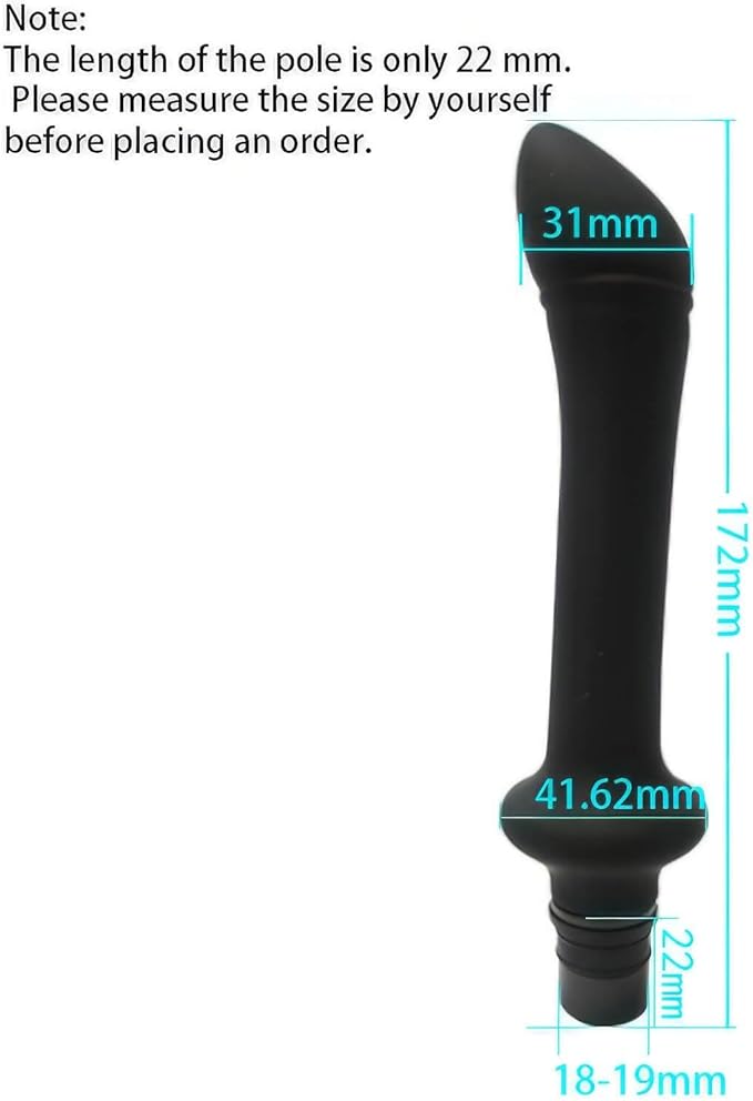 Massage Gun Attachments,Silicone Massage Gun Heads,Deep Tissue Percussion Trigger Point Massage Replacement Head, Plug and Play Comfort Tools (Color : C, Size : 18MM-19MM)