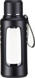 34 oz Travel Water Bottle, Anti-Slip and Anti-Scalding Sports Water Bottle, Waterbottle for Adults with Cup Brush Suitable for Outdoor Sports,Camping, Traveling