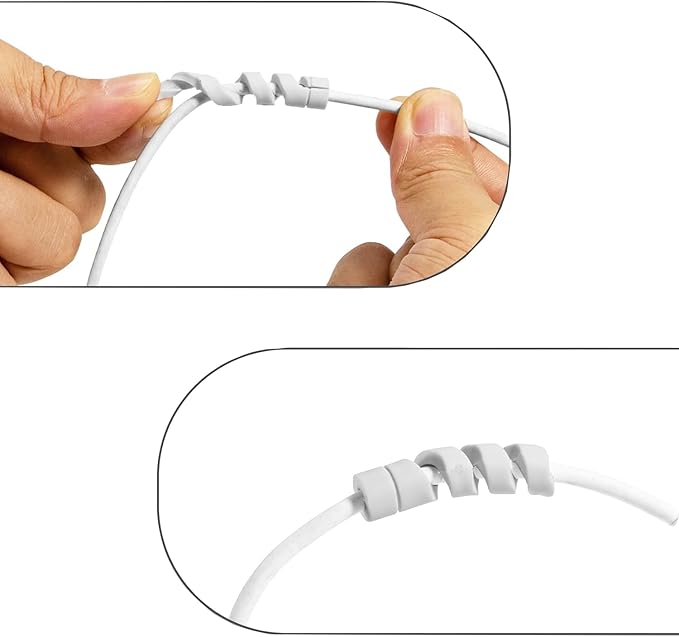 10 Pack Oxygen Tube Support Crimp Straightener for Portable Oxygen Concentrator Oxygen Tank Oxygen Hose Nasal Cannula Oxygen Tubing Accessories Gray