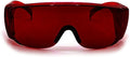FreeMascot OD 4+ 190nm-540nm Wavelength Laser Safety Glasses for Typical 405nm, 450nm, 520nm, 532nm Laser Light for Hair Removal Laser Treatment Eye Protection Goggles (Red)