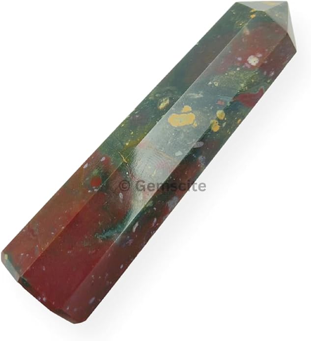 WholesaleGemShop 3 Inch Gemstones Obelisk Tower Jumbo Facet Aura Rock Crystal Natural Polished Earth Wand Spirit