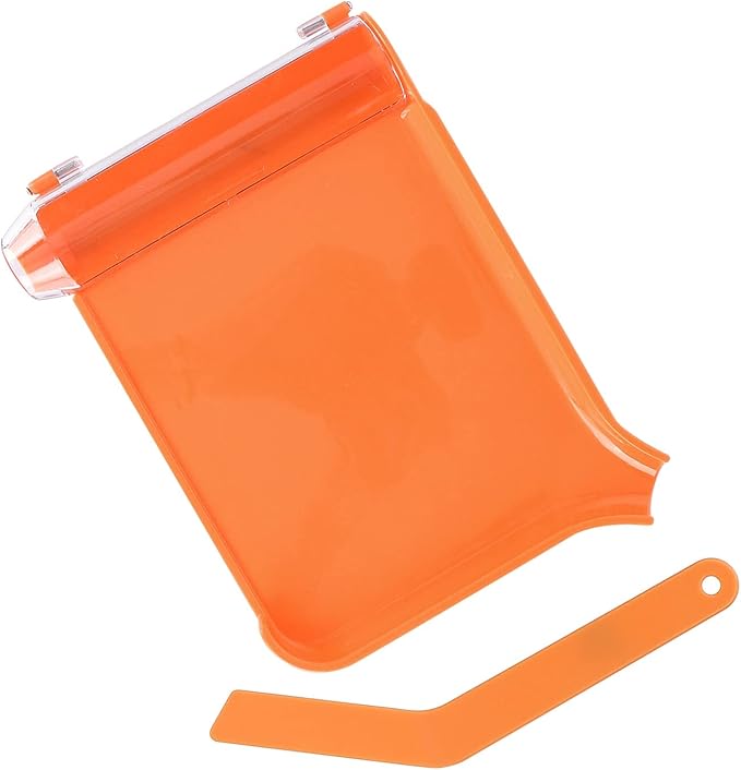 Counting Tray with Spatula, Non‑Contact Clean Pills Dispenser Tray with Spatula Transparent Lid