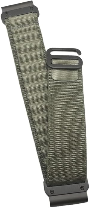 Custom Fit by Wrist Size, Small & Large Wrists, for Garmin Nylon Watch Band –– Compatible with QuickFit 20mm / 22mm / 26mm, Fenix 7, Instinct 2X, Forerunner, Epix, Tactix, MARQ, quatix, Approach