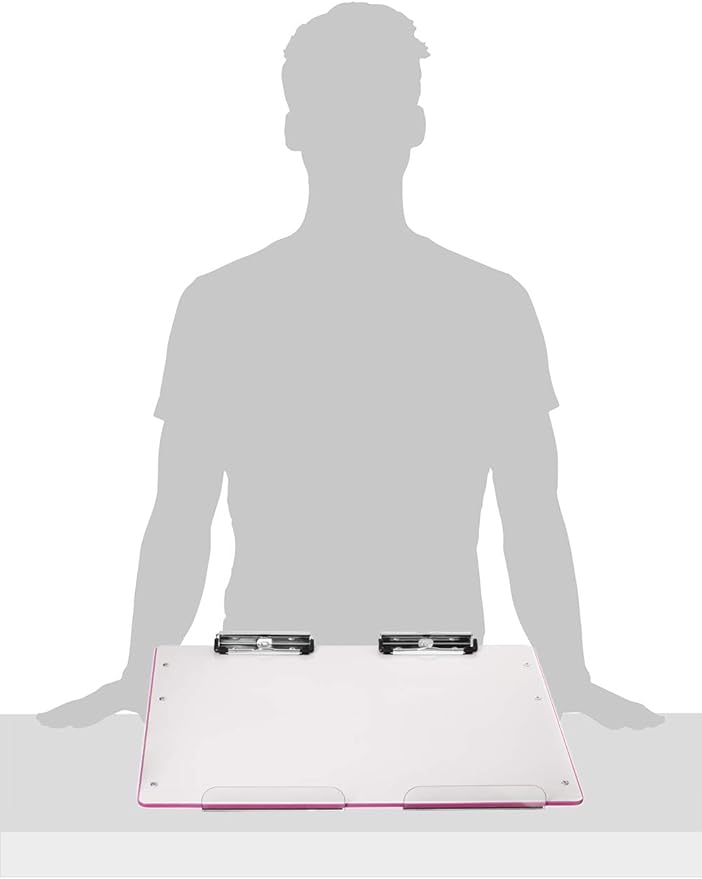 for Writing - Adjustable Magnetic Whiteboard & 22° Angle Ergonomic Desk for Reading, Writing, & Drawing for Students, Teachers – Ideal for Posture, Study, & Orientation – Pink