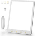Light Therapy Lamp - 10000 Lux 3 Color Temperature & Wall Mount Therapy Light, Touch Control Daylight Lamps with Memory Function for Home/Office Use As Lift Mood.