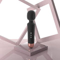 Handheld Cordless Personal Massager - Powerful, 3Hr Runtime, Ultra-Quiet Waterproof, 20 Modes & 8 Speeds, Memory Feature, Skin-Soft Silicone for Back, Neck & Shoulders, Muscle Recovery (Black)