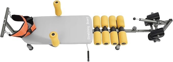 Lumbar Stretch Tool Traction Table, Portable Cervical Lumber Spine Stretcher Bed, Corrects Bent or Deformed Vertebrae,Full Body Traction & Stretch Decompression Bench/Table Machine, Relieve Neck Pain