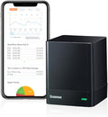 Ecosense EQ100 EcoQube, Digital Radon Detector, Fast Capture of Fluctuating Levels, Short & Long-Term Continuous Monitoring with Trend Charts, Remote Data Access, Only Support 2.4 GHz Networks