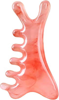 Multi-Functional Manual Massage Tool, Suitable for The Face, Eyes, Head and Neck. It is Used to Reduce Wrinkles, Shape The Jawline and Reduce Swelling. Skin Care Tool (Red)